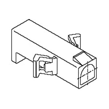 Molex Pin & Socket Connectors 2.36Mm Diameter Standard .093 Pin And Socket Plug Housing With Positive 39036012